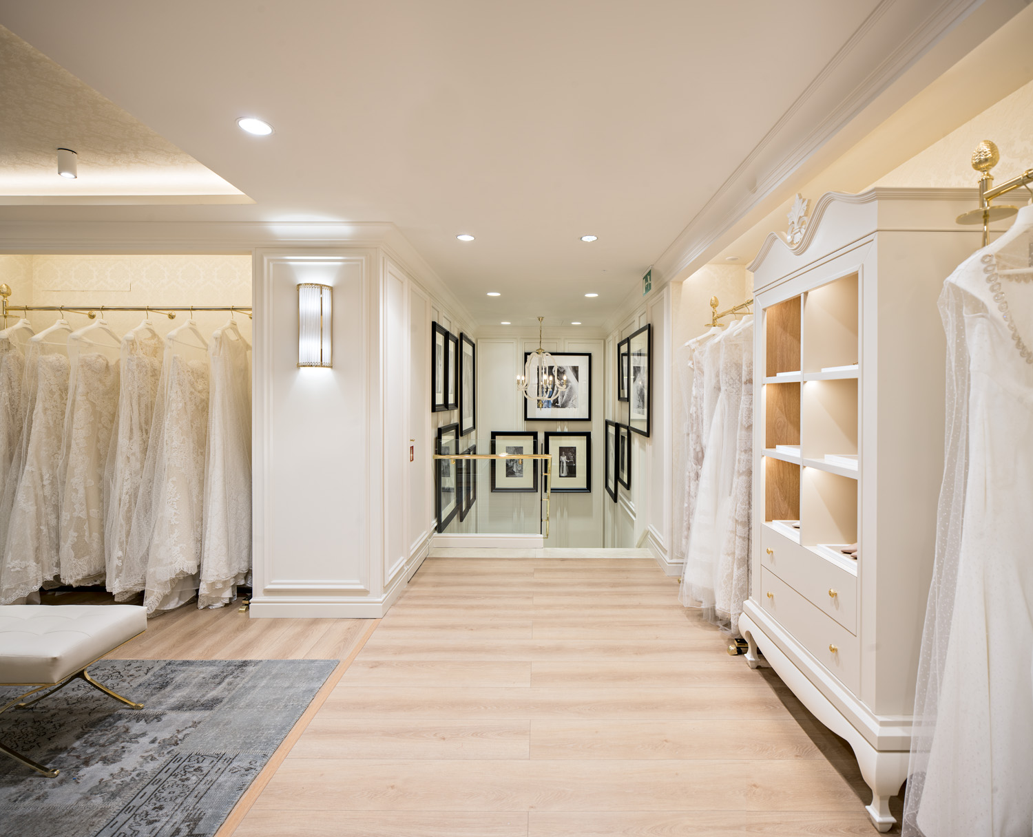 El momento espectacular de Lucía y su vestido de novia