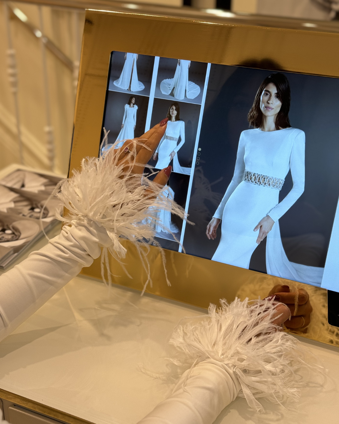 El vestido que Aurora ayudó a convertir en sueño real